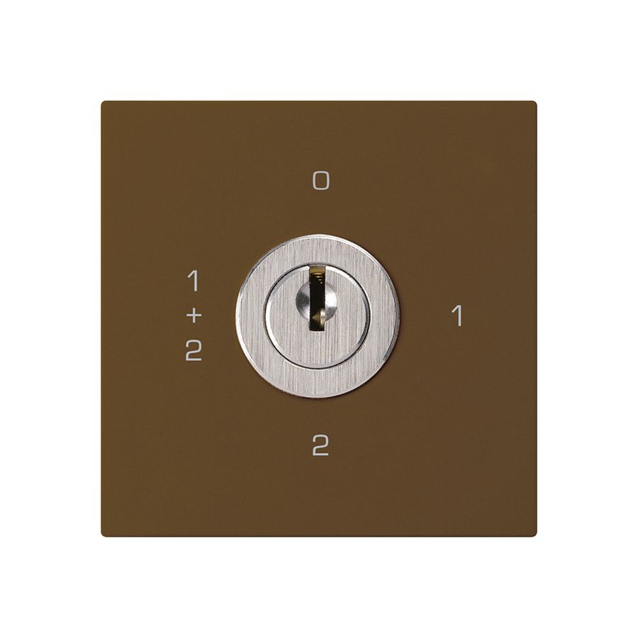 Intérieur interrupteur à clé kallysto 1/1L brun avec serrure Kaba 8