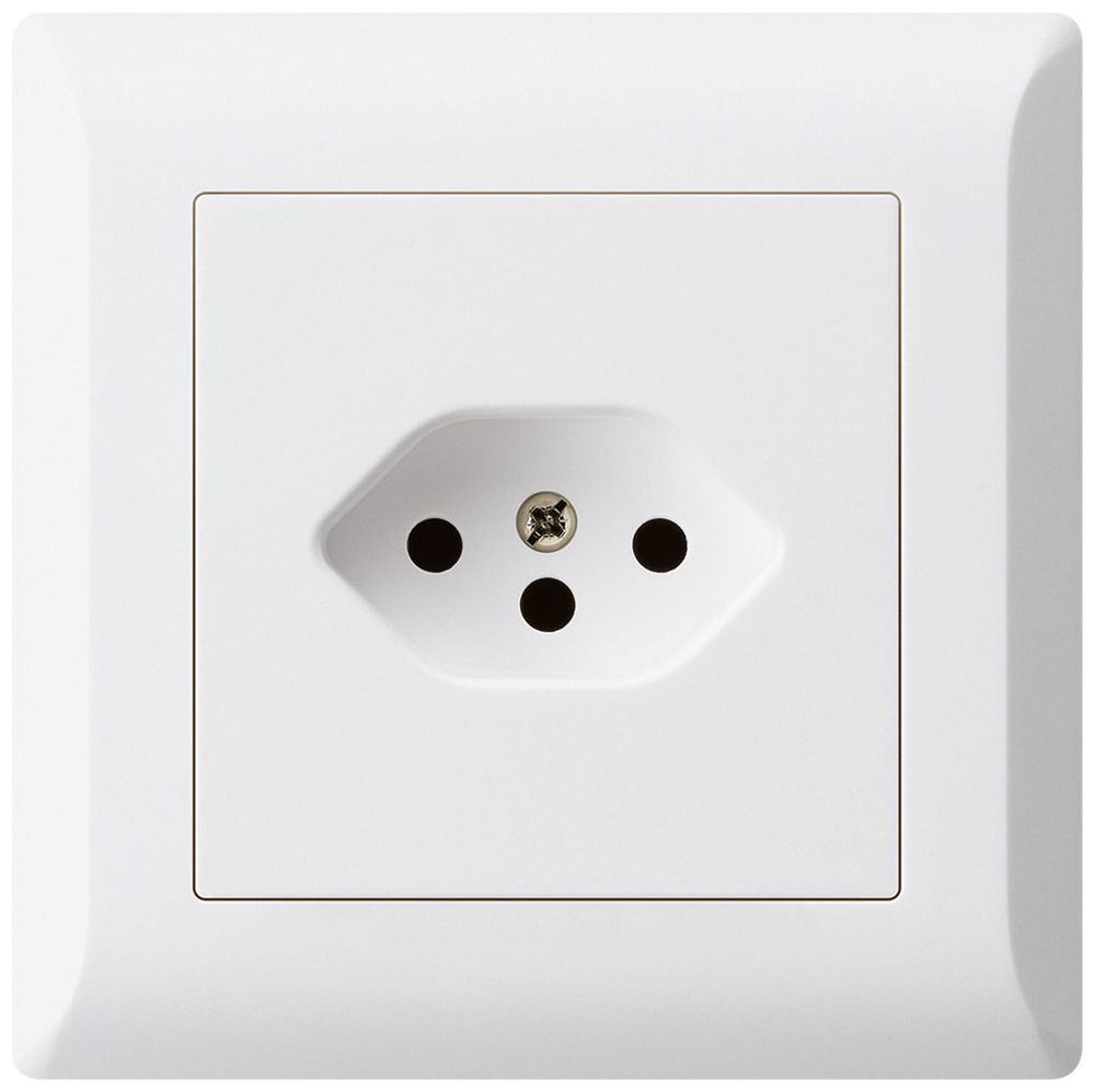 Prise ENC kallysto.line T13 blanc avec sécurité enfants