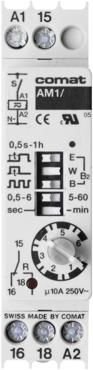 Relais temporisé AMD ComatReleco AM1, 24…60VUC