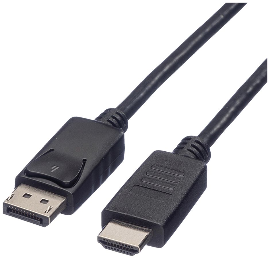 Câble DisplayPort/HDMI ROLINE RM FHD@60Hz (DisplayPort 1.1) noir 2m