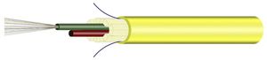 Kabel FO Universal H-LINE Dca 24×E9/125 Ø9.9mm 3000N gelb