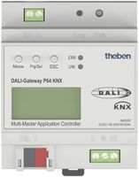 REG-DALI-Gateway Theben P64 KNX 1-Kanal für 64 Teilnehmer 4TE