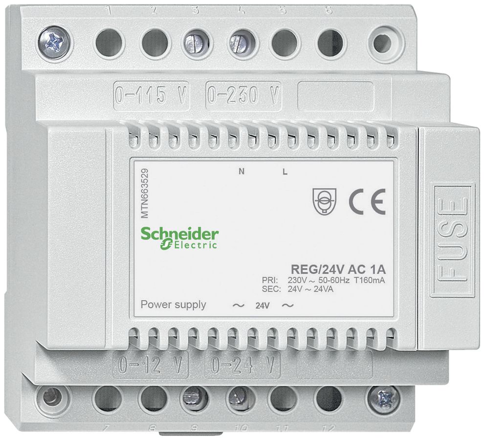 Alimentation AMD KNX Schneider Electric 24VAC 1A, MTN663529