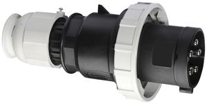 Fiche mobile CEE Bals 5P 63A 500V 7h noir IP67 nick.bor.à vis