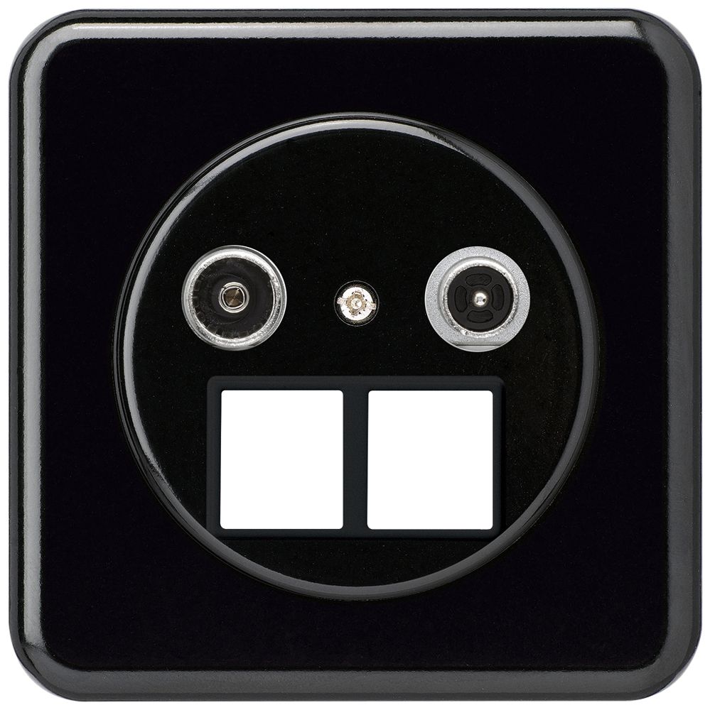 UP-Multimediadose basico TV-R Bauart C 10.5dB 2GHz schwarz