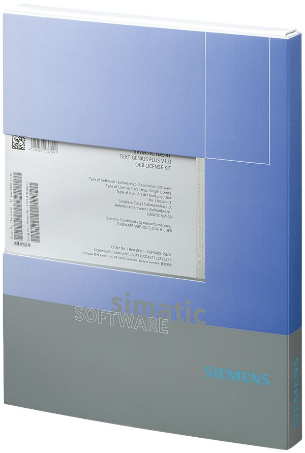 Software-Lizenz Siemens SIMATIC MV440 PAT-Genius Objektkennung, USB-Stick