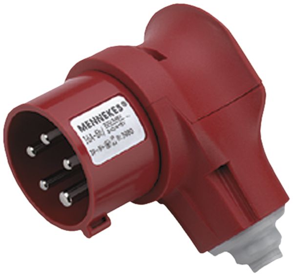 Fiche mobile angulaire CEE-Variotop 16A 5P 6h 400V avec anti-pliage