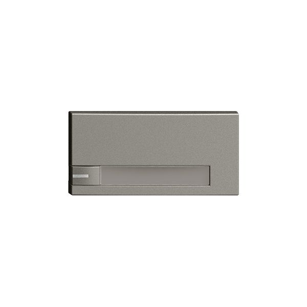 Touche 1/2 KNX/électron.a.LED+ pap.EDIZIOdue commande 1×gris foncé