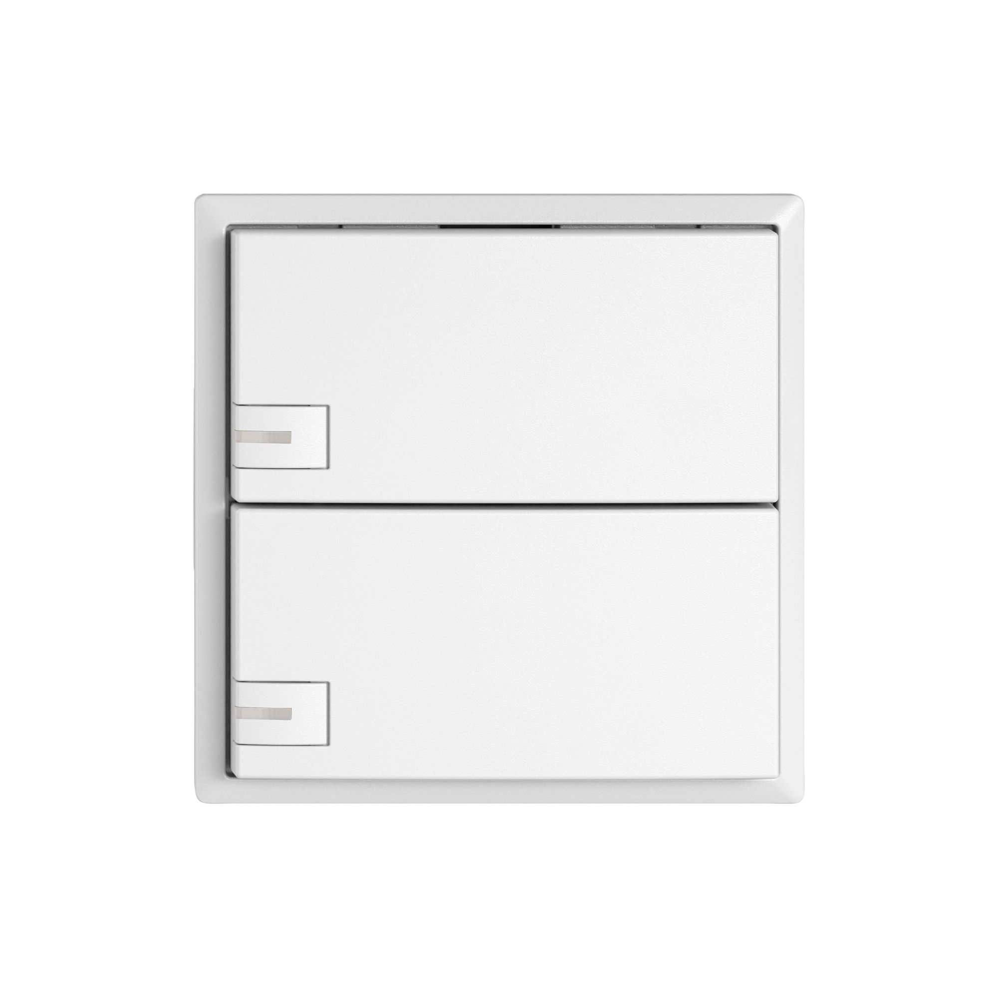 Pulsante KNX RGB EDIZIO.liv SNAPFIX® sensore temp.RGB-LED 2× com.1T bi
