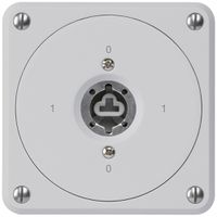 UP-Schlüsselschalter robusto ohne Klappdeckel ohne Zylinder 0/1P grau Kombi