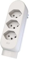 Mehrfach-Stecker MAX HAURI ADAPT SPLIT 10A 3+1×T13 weiss