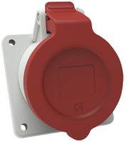 Prise CEE INC Bals INNOLINQ 4P 16A 400V rouge 6h IP54 borne sans vis 75×75mm 20°