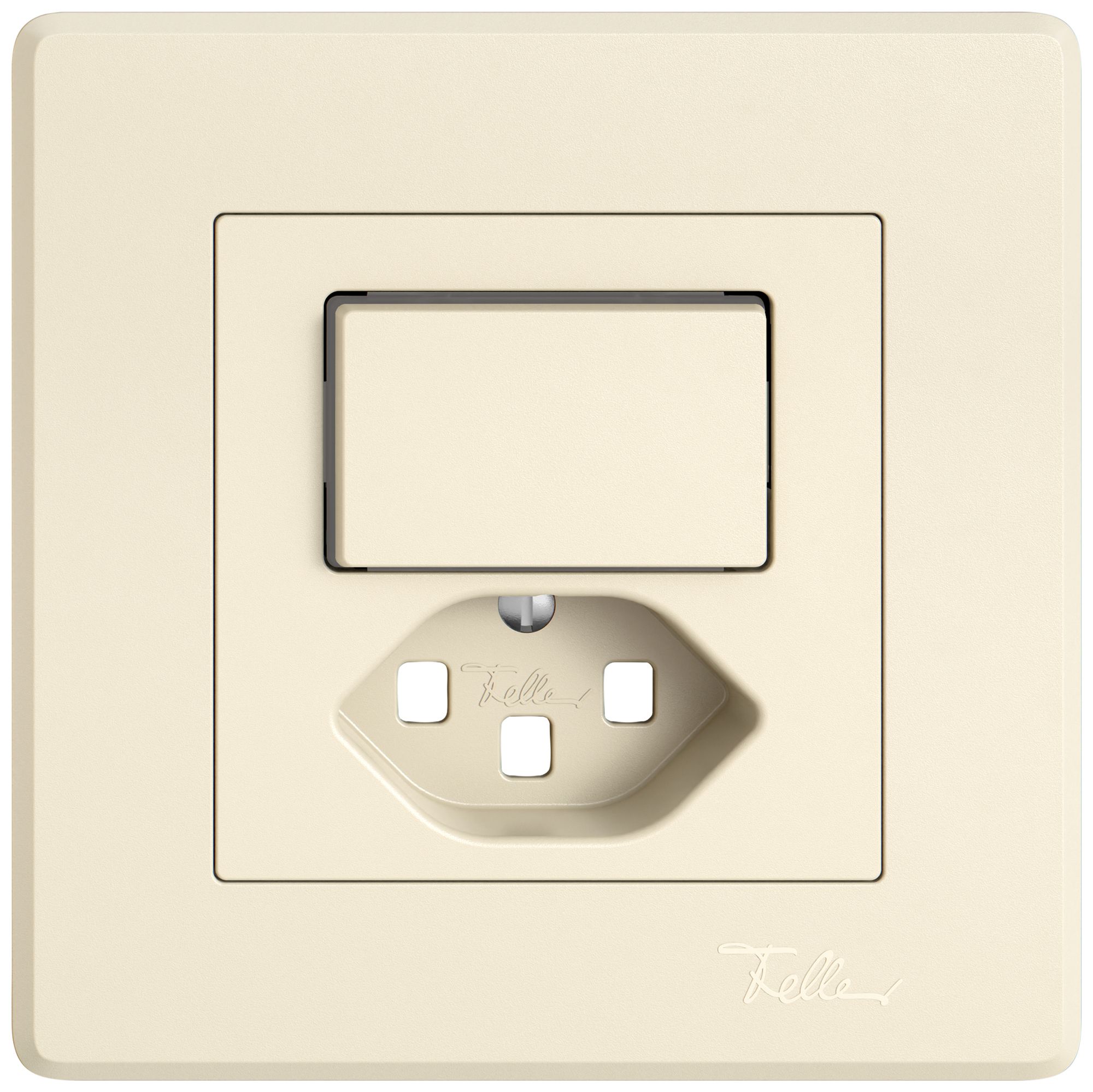 UP-Montageset EDIZIO.liv SNAPFIX® für Kombi.T23 m.1 Knopf bel.m.Seitenlinse cr