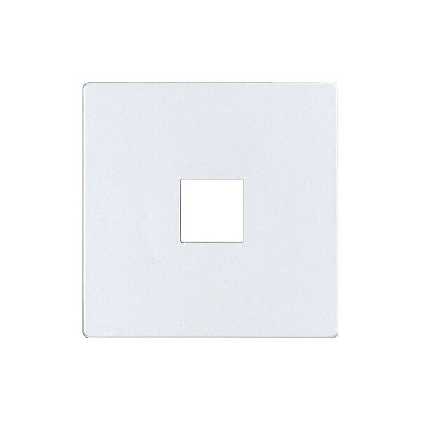 Frontplatte EDIZIOdue elegance für 1×Taster pearl