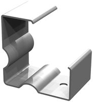 Graffa di montaggio SLV GRAZIA 10 EDGE 22.5×150×22.5mm 4 pezzi acciaio affinato