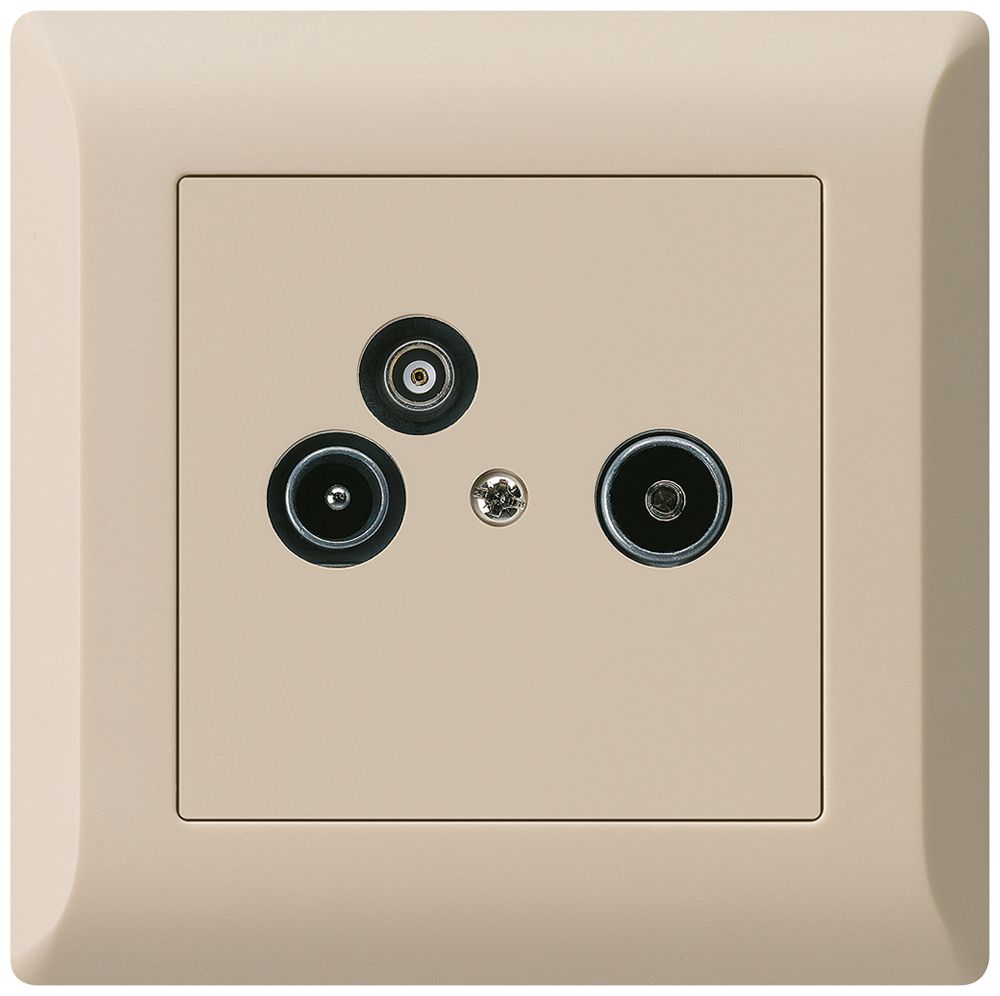 UP-Antennendose R/TV-Daten kallysto.line 2GHz 10.5db beige