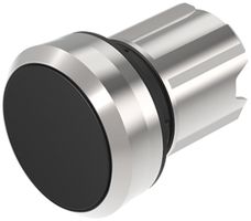 Pulsante INS EAO45, I, nero, anello argento, a filo