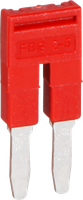 Steckbrücke 5mm 2L rot CLIPLINE