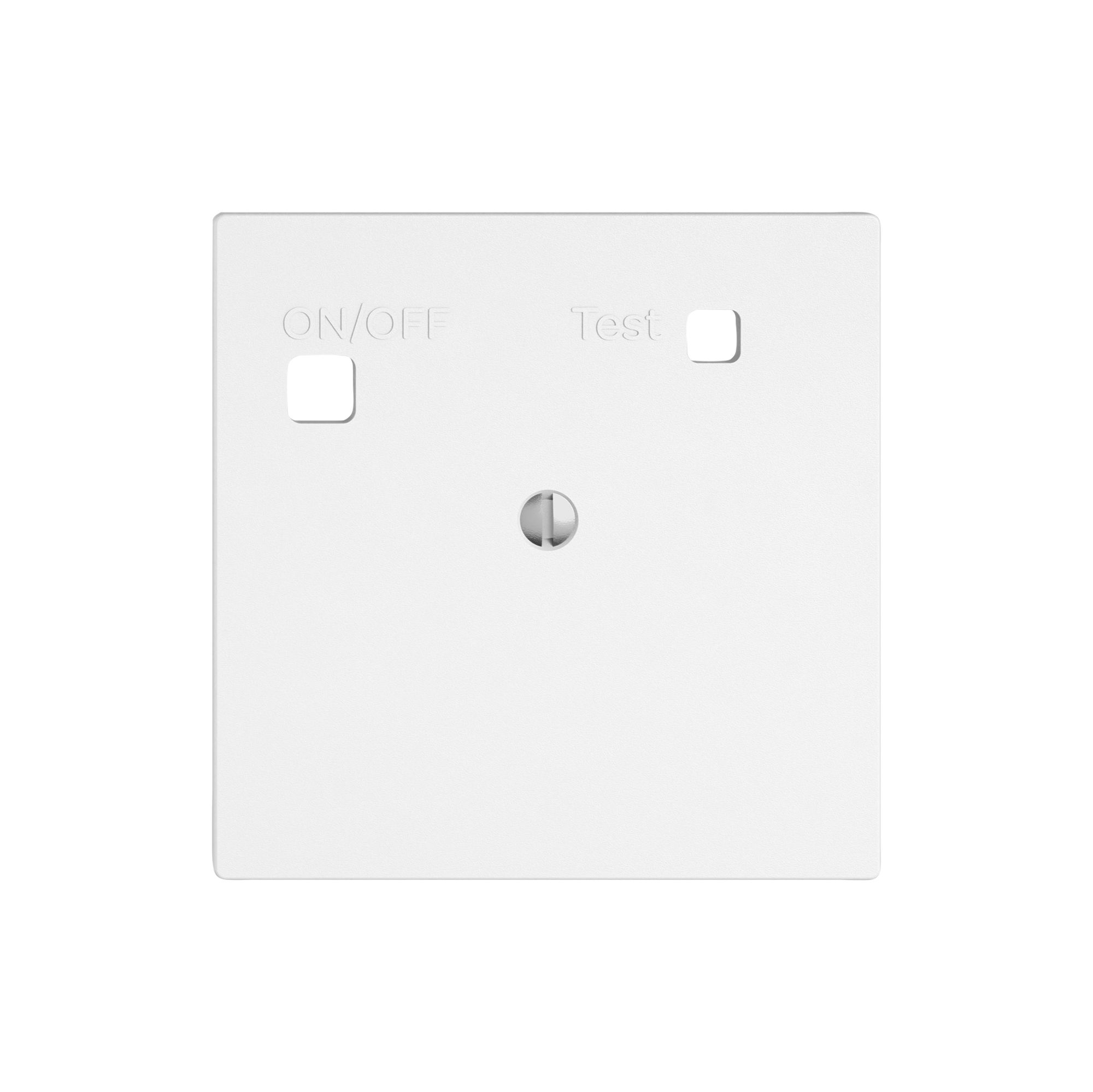 Montageset EDIZIO.liv SNAPFIX® für Fehlerstrom-Schutzsteckdose blind ws