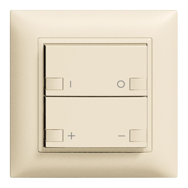 Frontset ON-OFF Dimmer 2K/2T ZEP EDIZIOdue crema