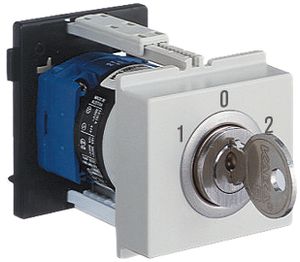 Interrupteur à clé AMD K&N, 20A/690V 2/1L, Kaba 8 + 2 clés, "1-0-2"