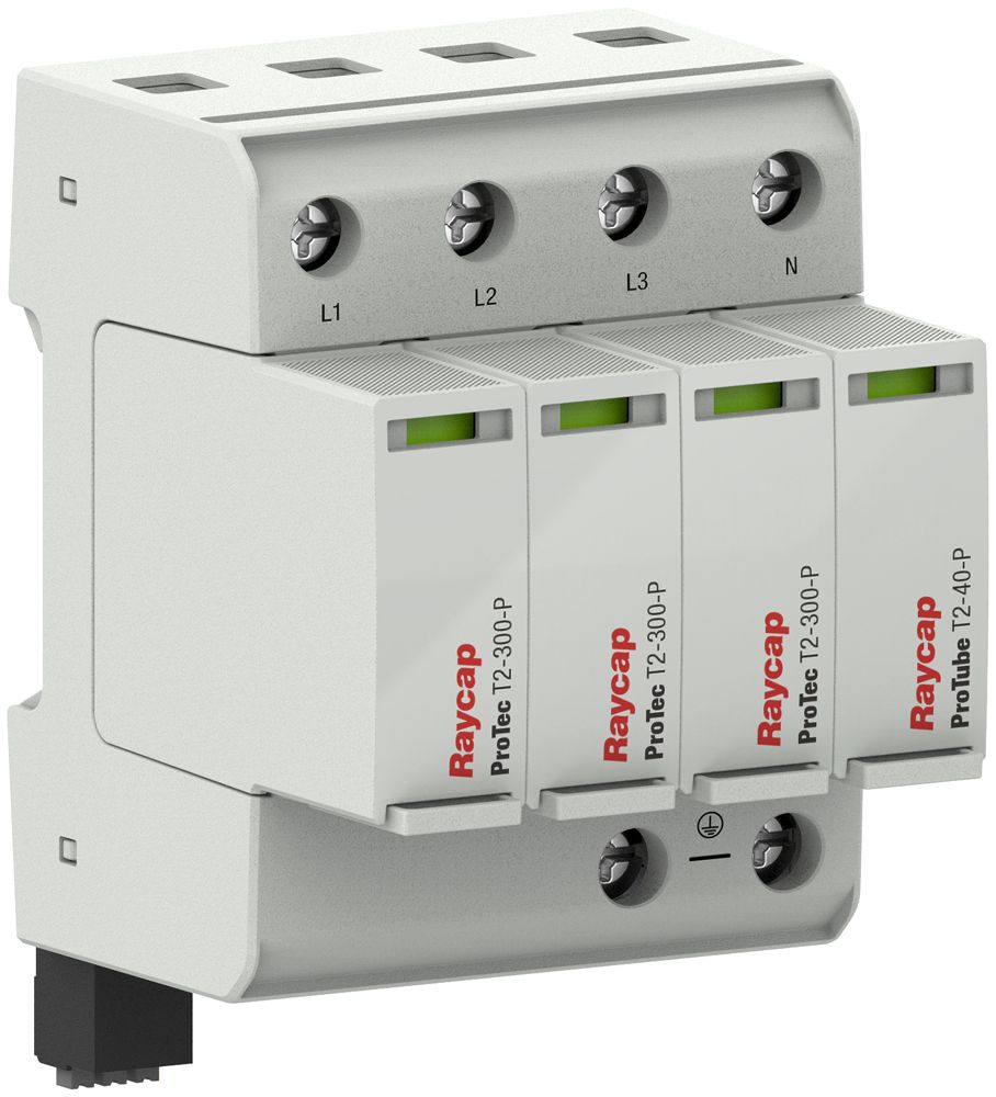 Parasurtension AMD ProTec T2-300-3+1-R, type 2, 3L/N 315A TN-S/TT