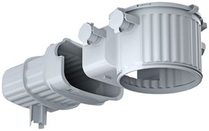 EB-Gehäuse AGRO HaloX 100 mit Tunnel 190mm für Ortbeton