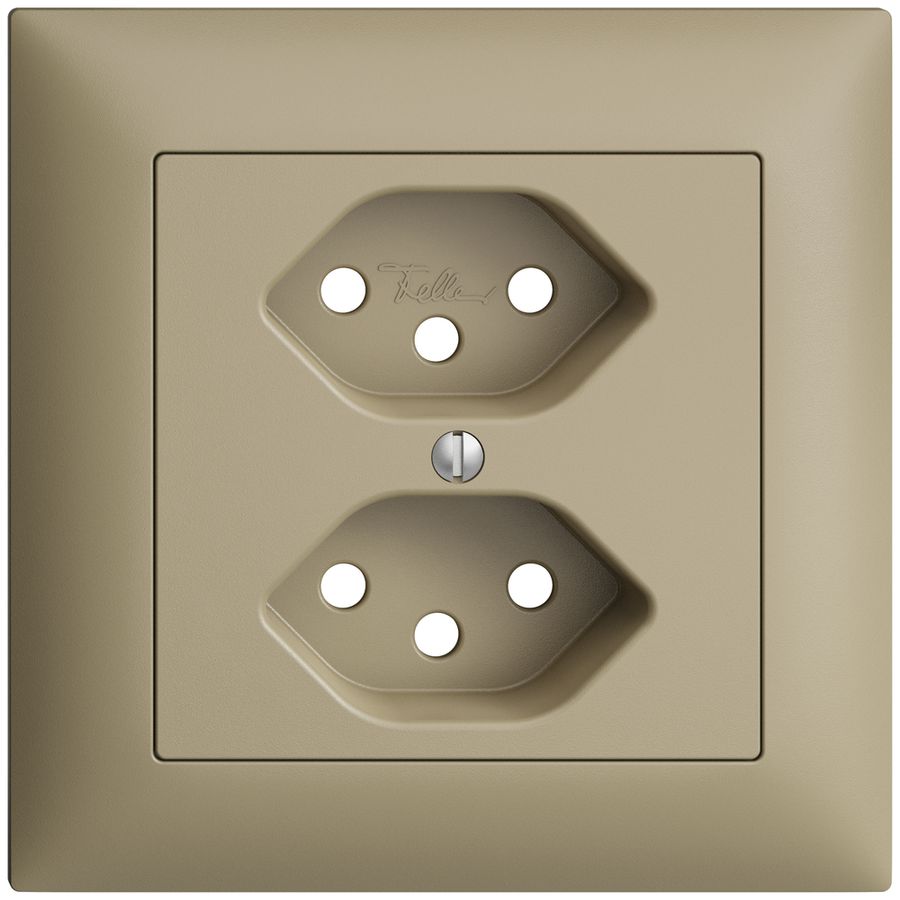 Kit frontal EDIZIOdue sand 88×88mm 2×T13