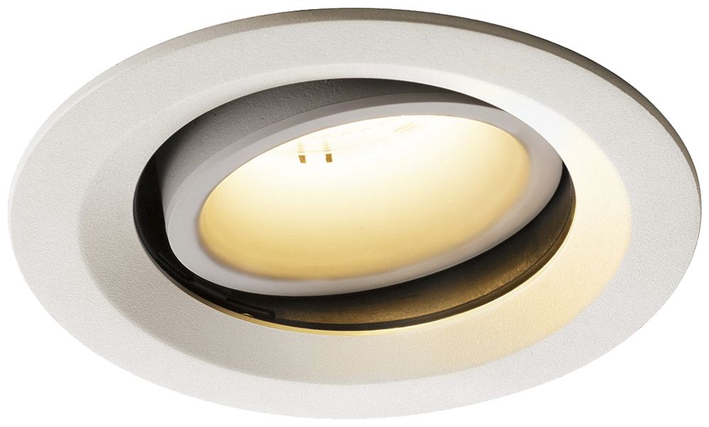 LED-Downlight SLV NUMINOS MOVE M 17.5W 1600lm 2700K 20° DIM Ø135×81mm ws/ws