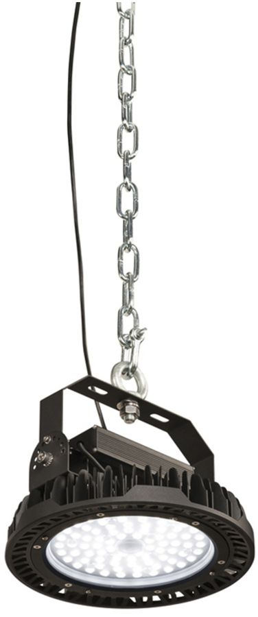 Lampada sospesa LED SLV PARA FLAC DALI 104W 12800lm 4000K 90° IP65 Ø320mm nero