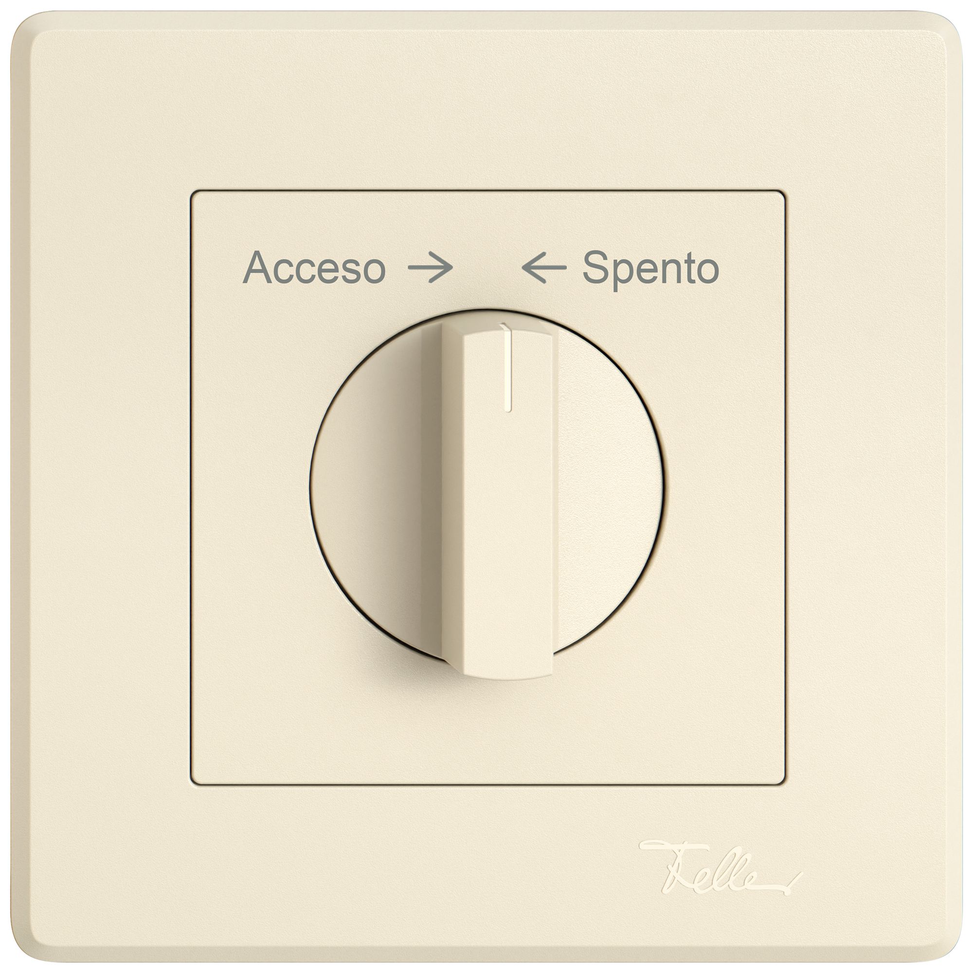 UP-Montageset EDIZIO.liv SNAPFIX® f.Schwenktaster m.Griff Acceso → ← Spento cr