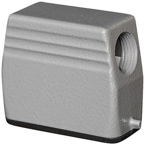 Steckergehäuse A10 PROCON Alu H=53mm LVN o.Kabelverschraung, Ø1×M20 seitlich