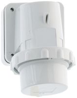 AP-Wandgerätestecker Bals CEE Q-C TE 16A 5P >50V 1h IP67 Ni 84×84mm