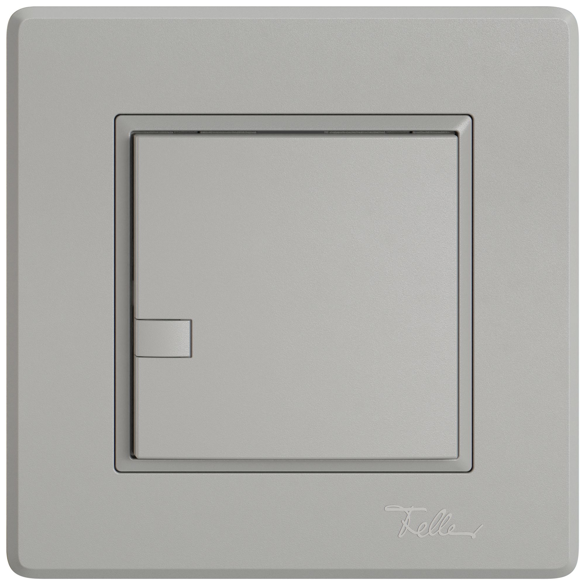 Poussoir universel ENC EDIZIO.liv UNI SNAPFIX® 5…48V s.LED 1× comm.1T grc