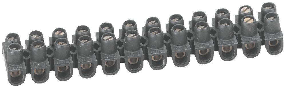 Klemmenleiste Nylbloc 12L 4mm² schwarz