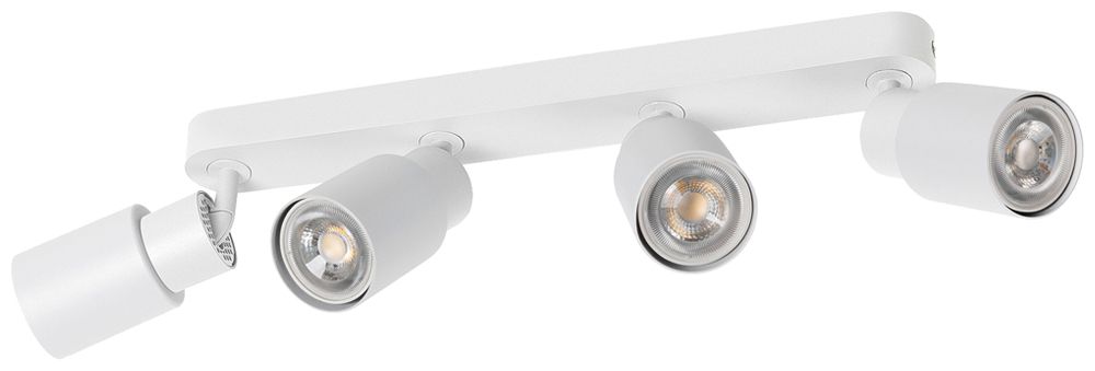 Spot SLV PURI 2.0 Tube CW GU10 4×6W VAR 365×42×138mm blanc