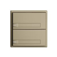 Poussoir KNX RGB EDUE, 250mW, a.LED RGB, a.papier, 2×poussoir, 1×touche, sa