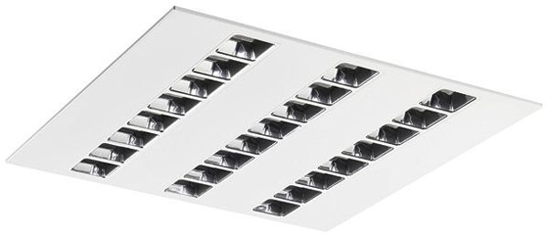 EB-LED-Deckenleuchte Sylvania OPTIX 625 ALU 27W 3600lm 4000K DIM weiss