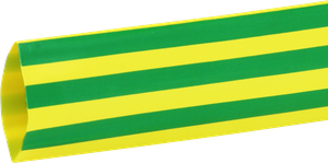 Guaina retrattile DCPT 26mm verde/giallo