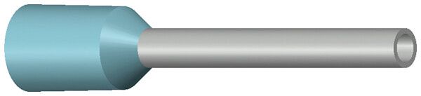 Capocorda tipo A isolato 0.18mm²/8mm blu