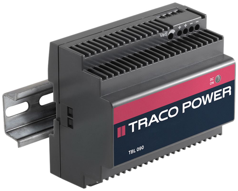 REG-Netzteil Traco TBL 090-124, 90W 3.75A 24VDC 6TE