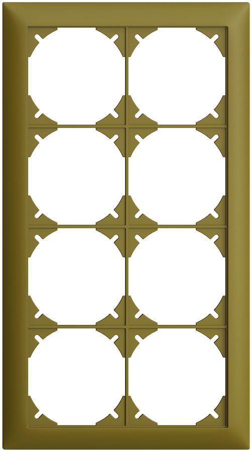 Abdeckrahmen EDIZIOdue 4×2 olive