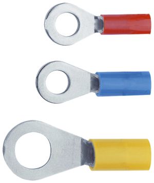 Capocorda pressione Ferratec M3 0.5…1.5mm² rosso isolato