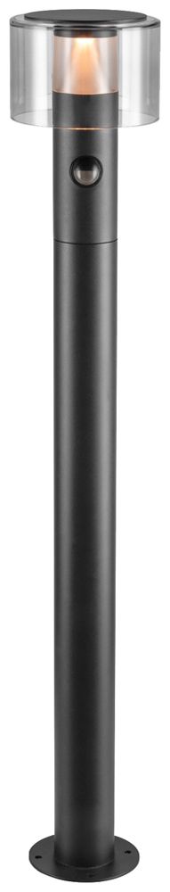 Borne lumineuse LED SLV TAHA SEN 10W 450lm 2200…2700K IP54 Ø150×902mm noir