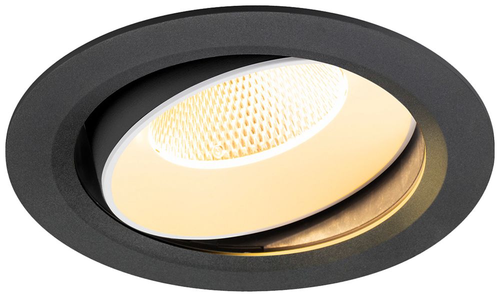 Downlight LED SLV NUMINOS MOVE XL 24W 3600lm 3000K NB DALI Ø190×116mm ne/bi