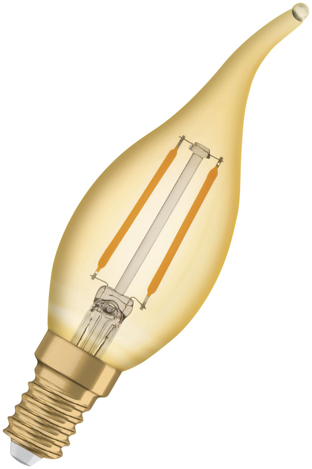 LED-Lampe Vintage 1906 CLASSIC BA 12 FIL GOLD 120lm E14 1.5W 230V 824