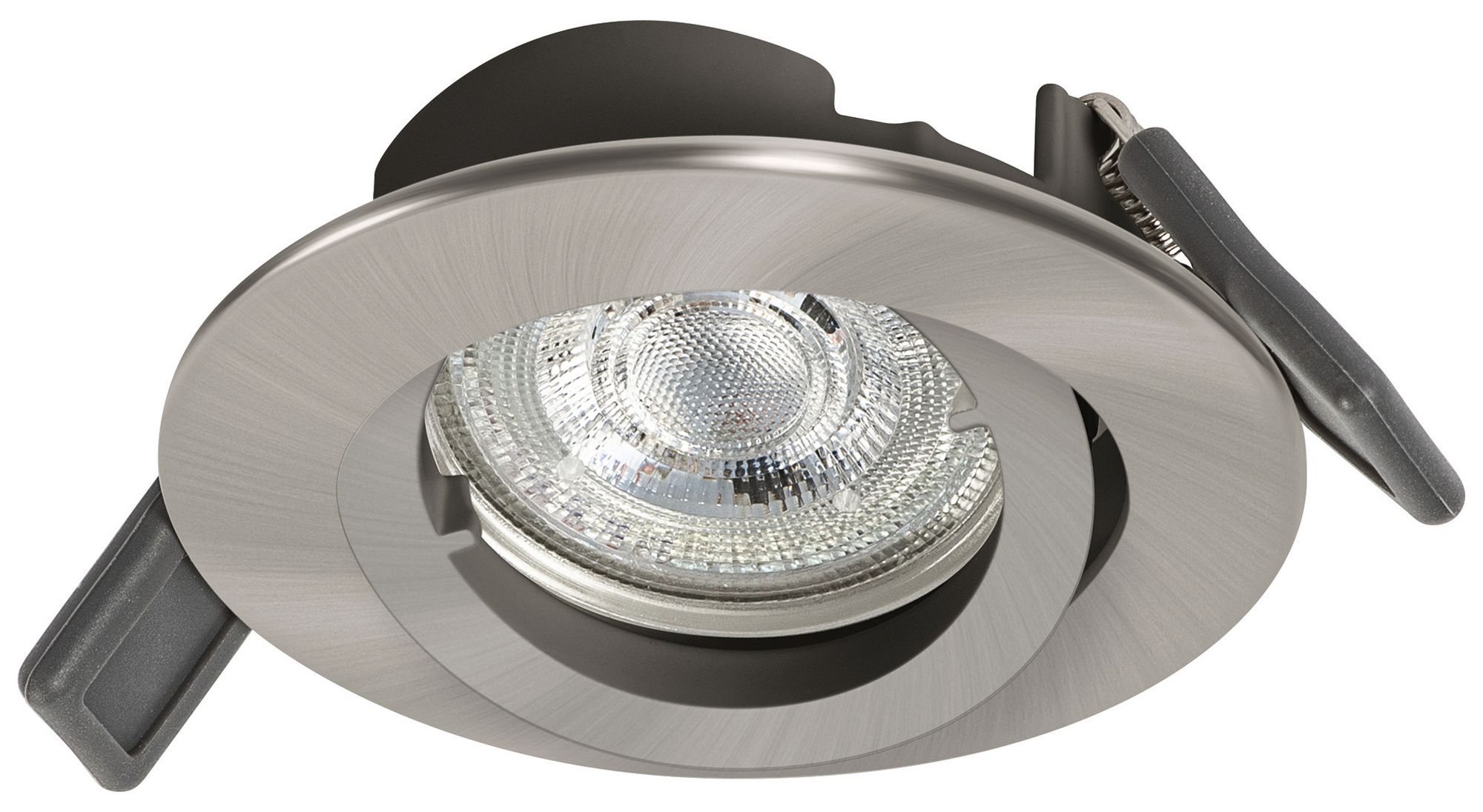 EB-LED-Downlight LDV SP SET GU10 4.3W 350lm 2700K Nickel