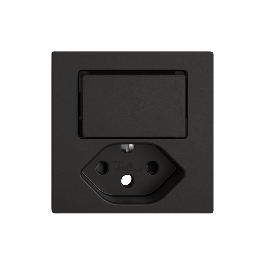 Kit di montaggio EDIZIO.liv SNAPFIX® p.combi.T13 c.1 tasto n.ill.shutter ne