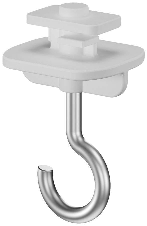 Support pour suspension Sylvania ONETRACK acier 28×26×48mm blanc