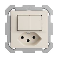 UP-Kombination 2×A-R/1P+T13 EDIZIOdue crema